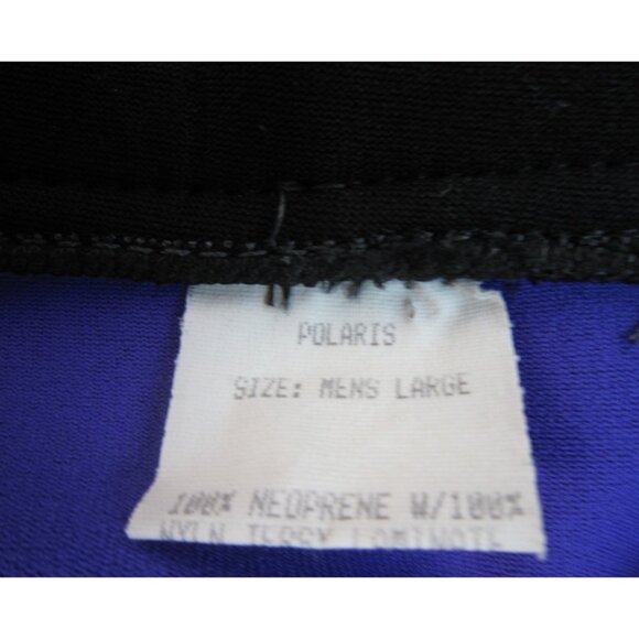Vintage Polaris Neoprene Black / Purple Water Shorts - Mens Size Large - Picture 7 of 12